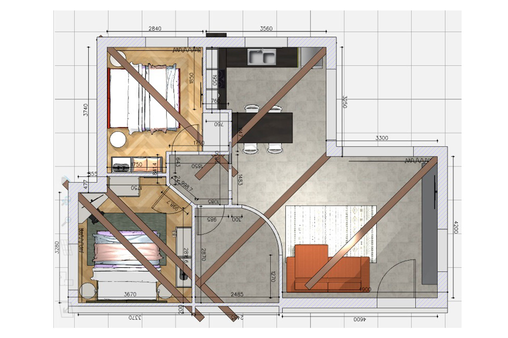 Appartamento Rosa - Residenza Ai Ferrari - Riva del Garda